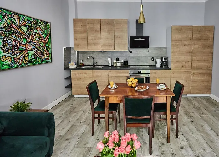 Zielony Apartament De Lux Dla 4 Osob Chorzow Katowice